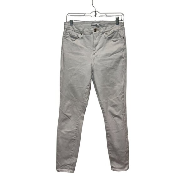 Good American Womens White Good Legs High Rise Skinny Jeans Size 12/31 - Picture 3 of 10